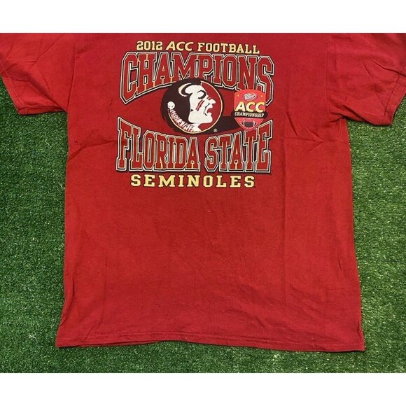 Florida State Seminoles shirt mens large football FSU unisex Retro ACC Champs Y - Picture 4 of 10